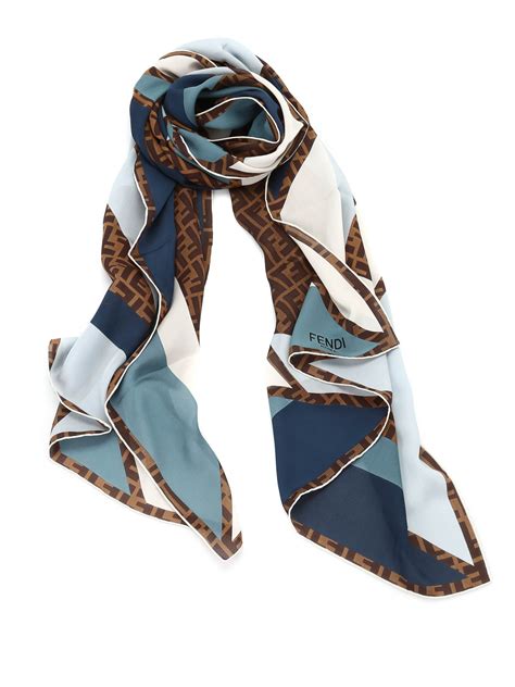 fendi zucca f twilly|Fendi Fendi Zucca Print Twilly Scarf In Multicolor Silk on SALE.